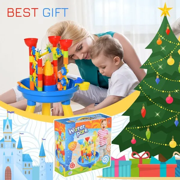 30 PCS Sand Water Table Beach Toy Set For Kids W/ Accessories