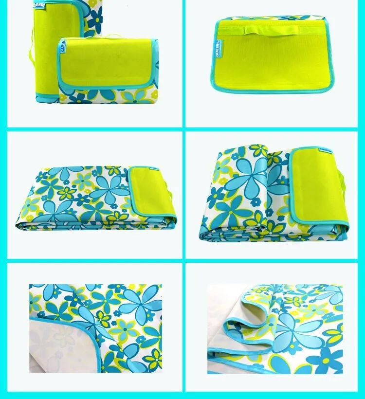 600D Oxford Cloth Outdoor Picnic Mat Picnic Cloth Waterproof Mats Spring Travel Beach Mat, Specifications (length * width): 150*180(Lily)