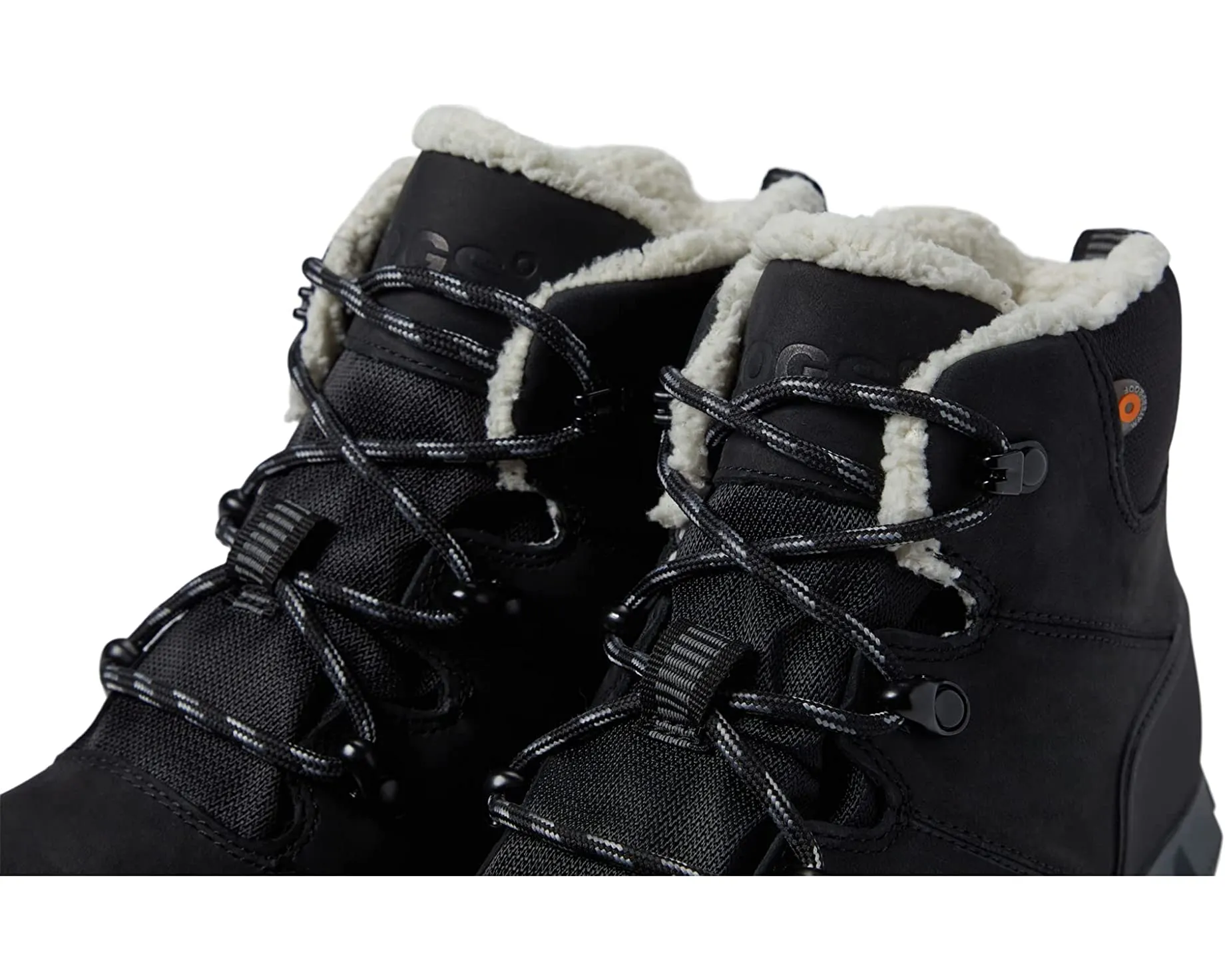Arcata Urban Leather Mid Bogs Boots, Black