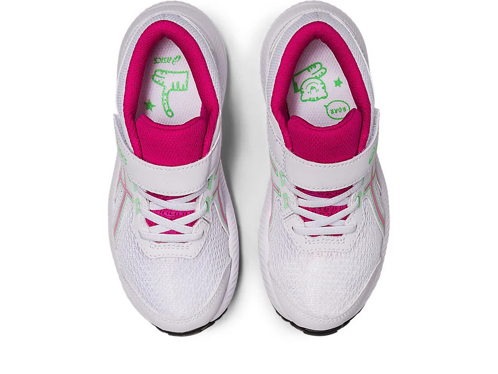 Asics Contend 8 PS - Kids - White/Pink