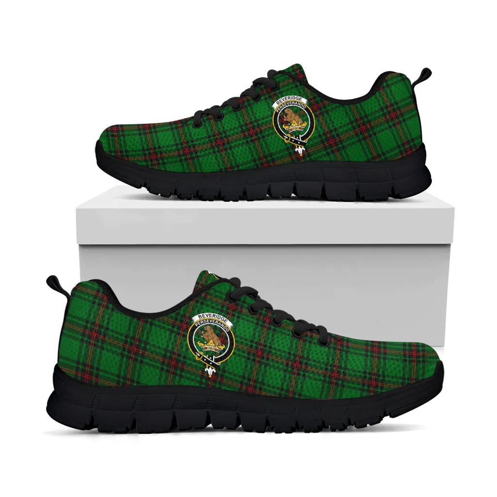 Beveridge Tartan Sneakers with Family Crest