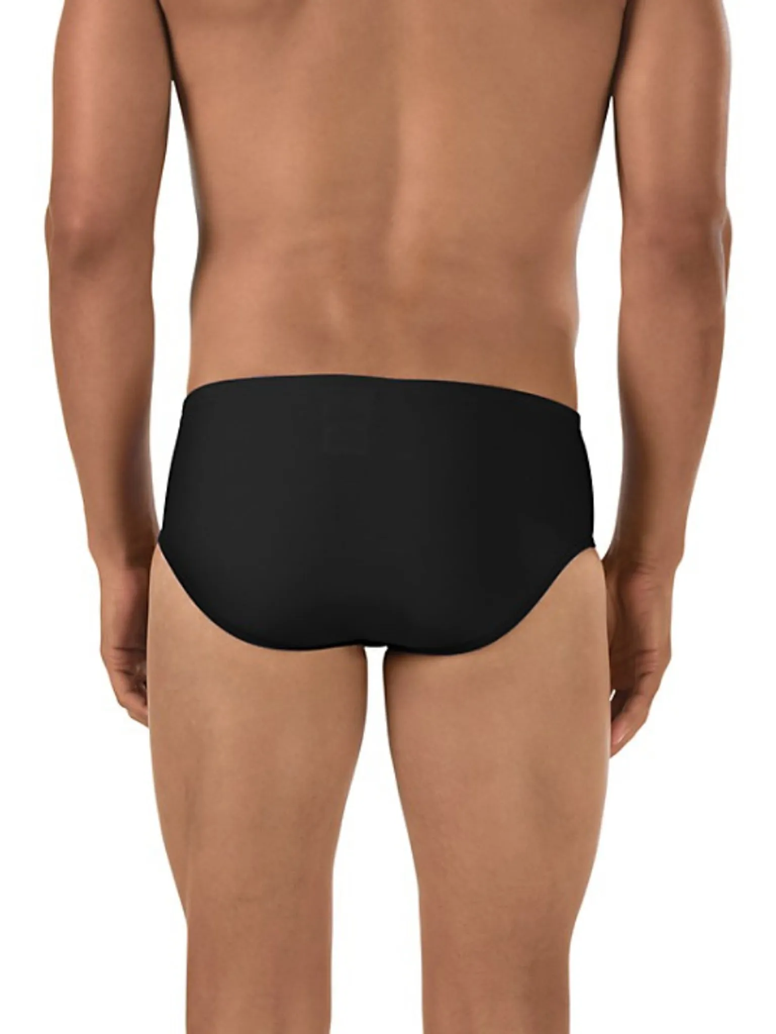 Brief de natation Solid Endurance pour hommes - Noir