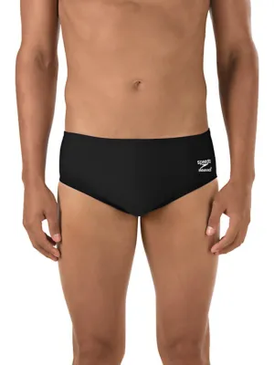 Brief de natation Solid Endurance pour hommes - Noir