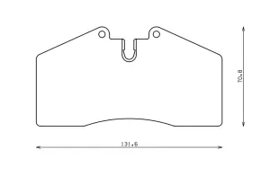 ENDLESS EIP001MA45B Front brake pads PORSCHE 911(964)3.3/3.6TURBO/911(993) 3.6
