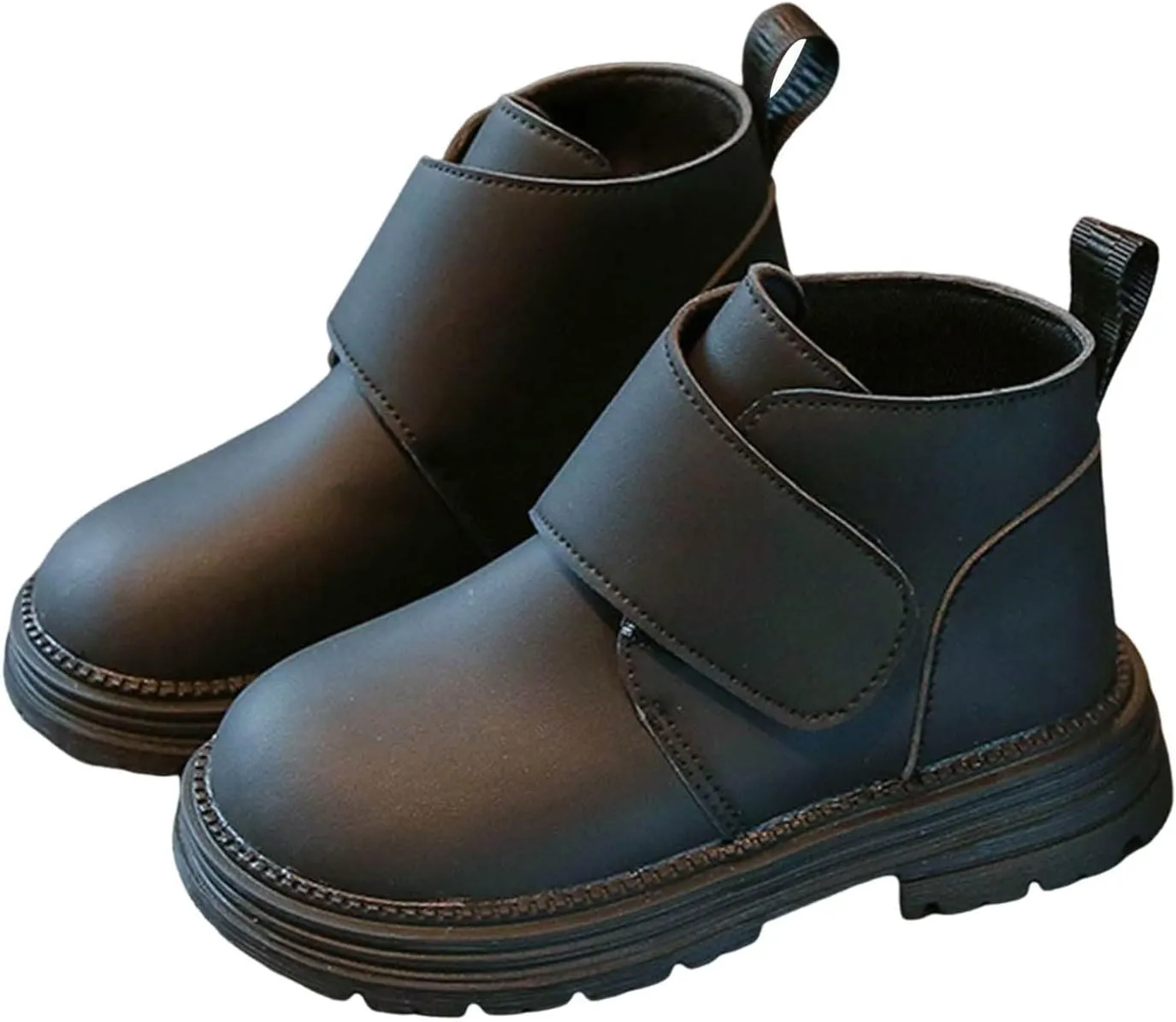 Infant Toddler Kids Winter Ankle Flat Snow Boot Classic Water Proof Solid Rubber Sole Winter Boots for Kids Boys 5 Yrs