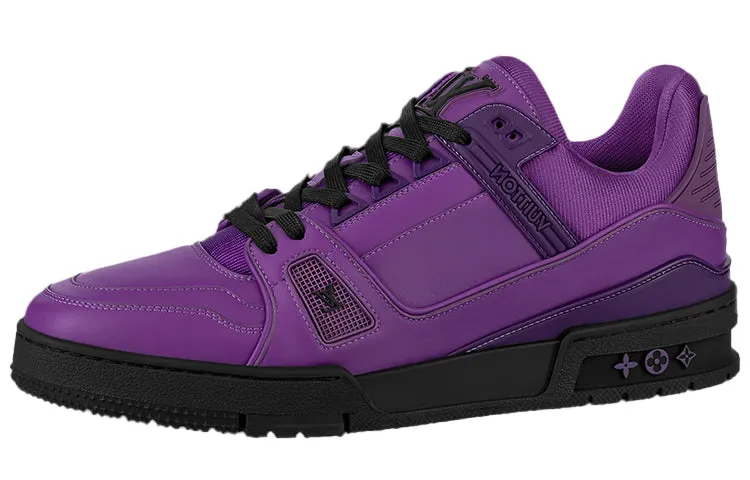 Louis Vuitton Trainer Skate sneakers, purple/black