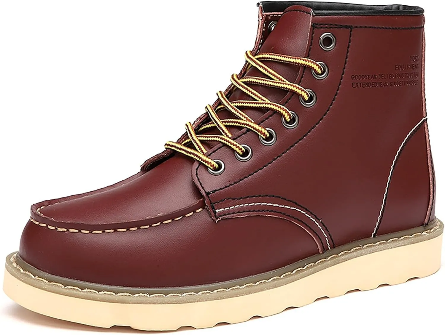 Low Top Sneaker For Women Lac Up Platform Snow Boots For Women Non-Slip Ankle Booties Leather Walking Shoes