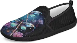 Mushroom Mesh Flats for Women Wide Width Loafers Casual Walking Sneakers Business Slip On Work Shoes
