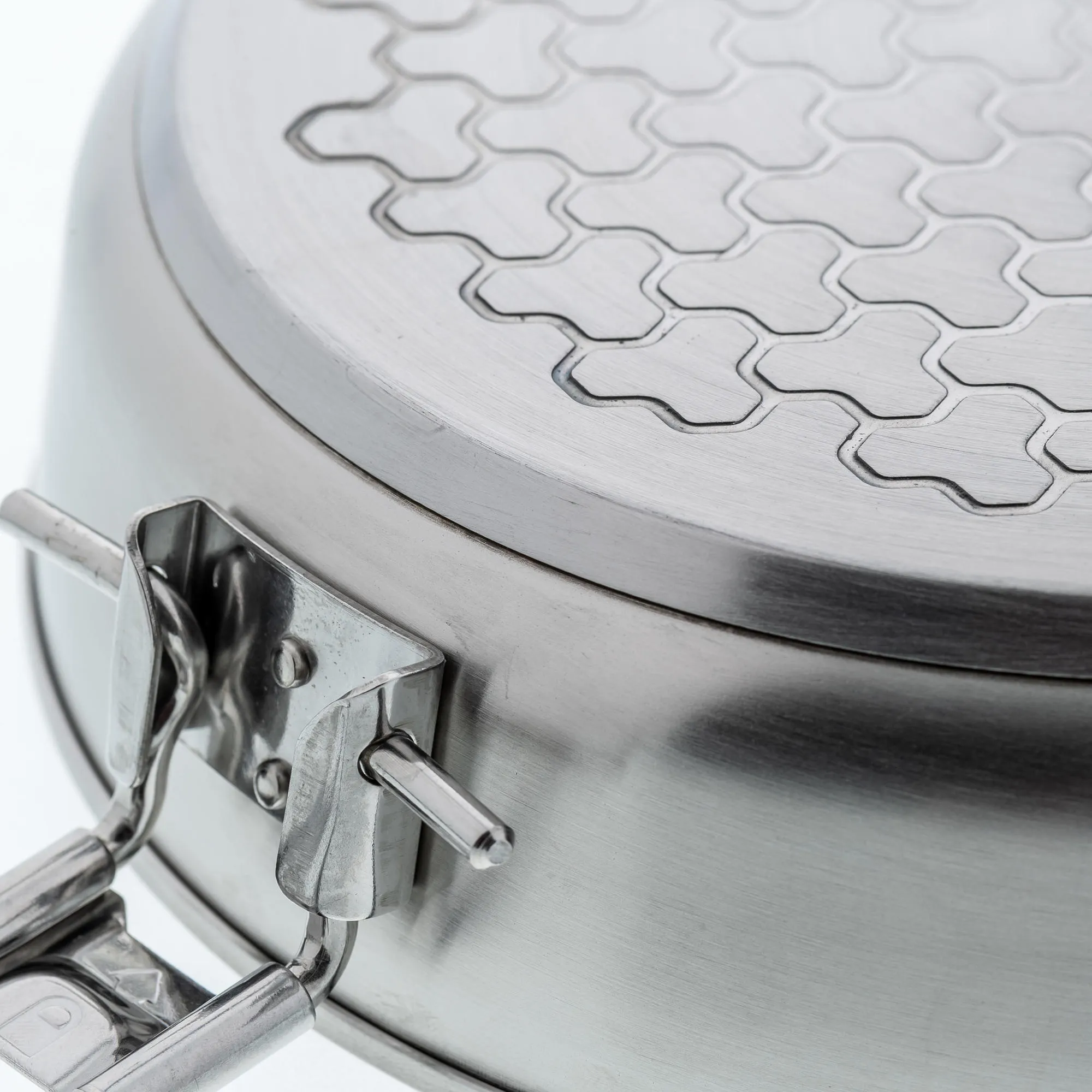 Quechua Non-Stick Stainless Steel 4-Person 24-Piece Camp Cookset 3.5 L