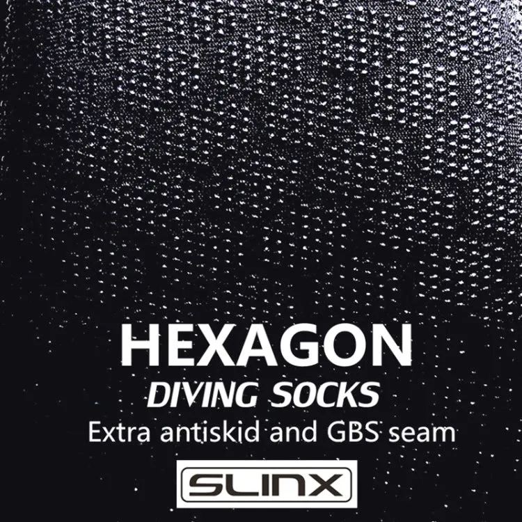 SLINX 1702 3mm Neoprene Non-slip Warm Diving Socks, Size: L