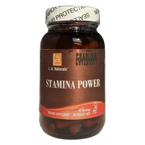 Stamina Powder 90 Veg Caps By L. A .Naturals