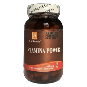 Stamina Powder 90 Veg Caps By L. A .Naturals