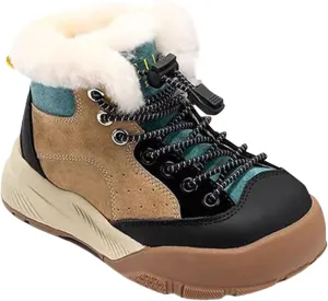 Winter Outdoor Faux Fr Snow Boots for Kids Fleece Plush Warm Furry Ankle Booties Boys Girls Baby Boots 1218 Months
