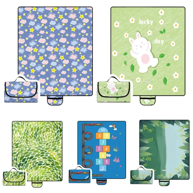 Y005 Outdoor Portable Oxford Cloth Picnic Mat Waterproof Moisture-proof Picnic Cloth(2x2m)
