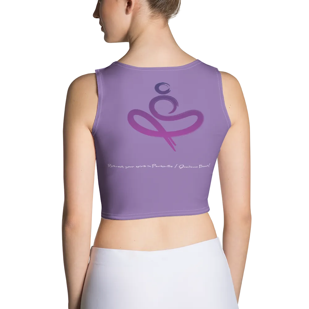 Yoga on the Beach (YOTB) - Purple - Sublimation Cut & Sew Crop Top