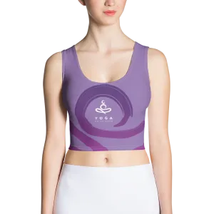 Yoga on the Beach (YOTB) - Purple - Sublimation Cut & Sew Crop Top